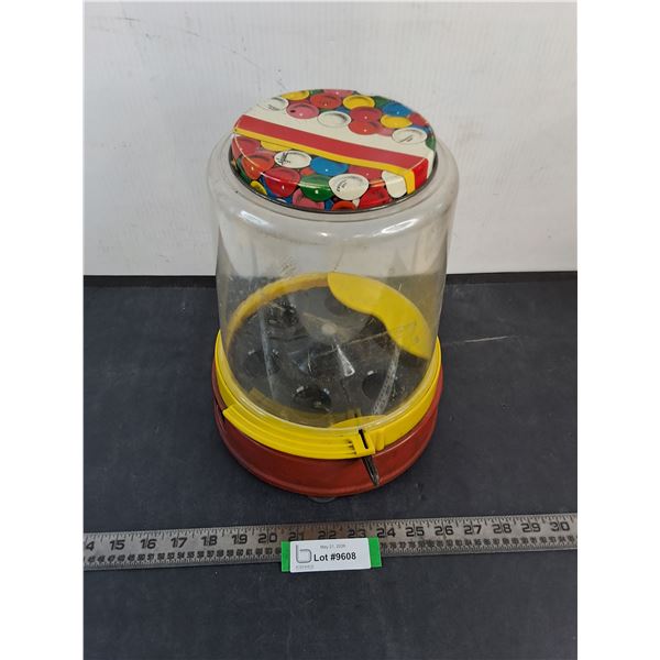 Vintage Coin Operated"Jaw Breakers" Gumball Dispenser