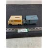 Image 1 : (2) Vintage Metal "Delivery Truck" Coin Banks