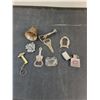 Image 2 : Assorted Mostly Vintage Souveniers (Brass Bell, Bottle Openers, NHL Lighter, Misc.)