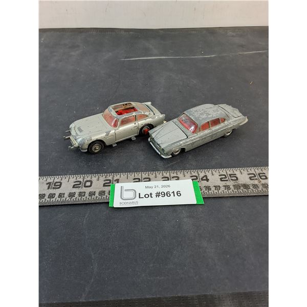 (2) Diecast Corgi Toys Replica Cars, As is