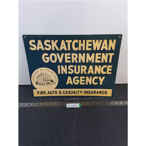 Vintage SGIA 18" x 14" Cardboard Sign