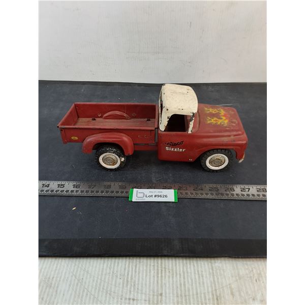 Vintage Pressed Steel "Sisco Sizzler"  Pick-up Truck, Some Loose Parts, As is