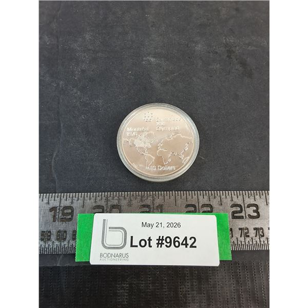 ^ Encased Canadian $10 Sterling Silver Olympic XXI Coin from 1973 - 54.0 grams