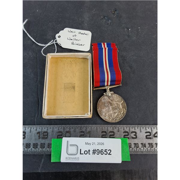 ^ British World War 2 Medal - Non-Magnetic
