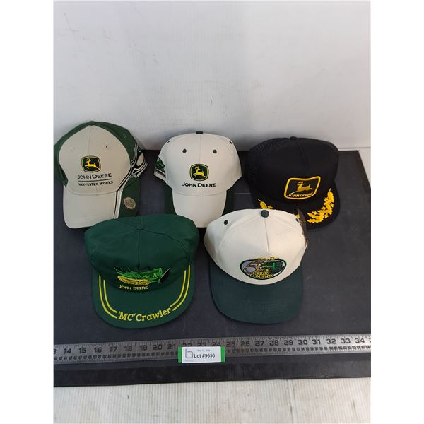 (5) John Deere Adult Ball Caps - Some New