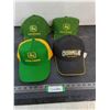 Image 1 : (4) Adult Ball Caps (3-John Deere, 1-Caterpillar) - Some New