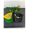 Image 2 : (4) Adult Ball Caps (3-John Deere, 1-Caterpillar) - Some New