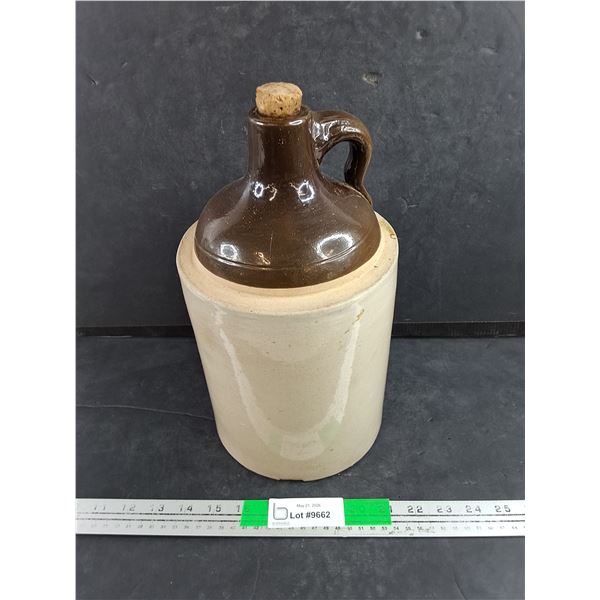 Vintage Crock Jug 13"