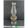 Image 1 : Vintage Glass Kerosene Lamp 18"