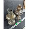 Image 3 : (2) Vintage Metal Kerosene Lamps