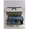Image 2 : Vintage Ford Deluxe Electric Sewing Machine - Powers On, As Is