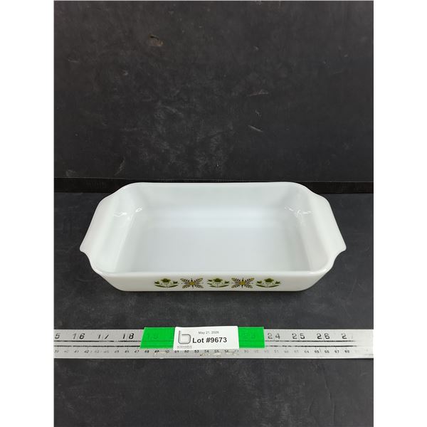 Fire King Milk Glass Baking Dish