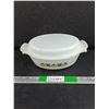 Image 1 : Fire King Milk Glass Casserole Dish w/Lid