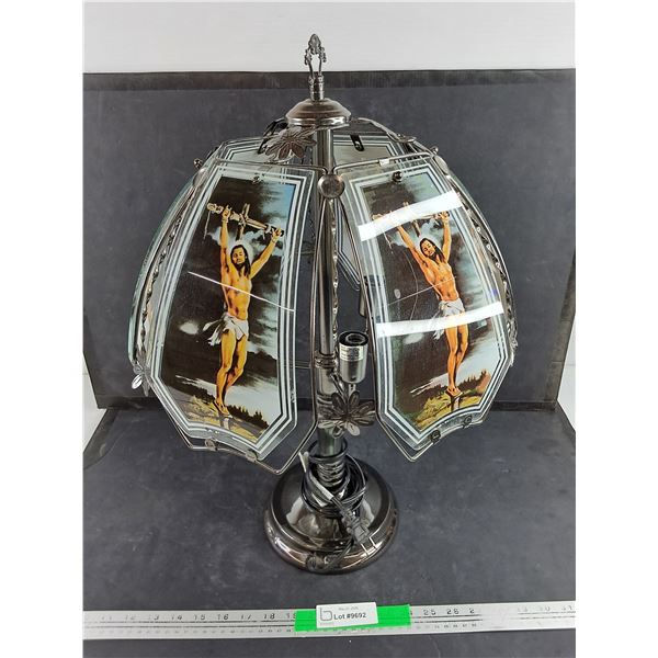 Vintage Jesus Desk Lamp - As Is, PICKUP ONLY