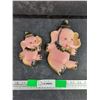 Image 1 : Chalkware Circus Elephant Ornaments