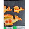 Image 3 : (3) Vintage Chalkware Goldfish Decorations