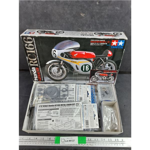 Tamiya Honda RC166 GP Racer Motorcycle Model - Complete