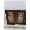 Image 2 : (3) Framed African Animal Pictures 13" x 7"