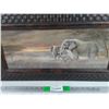 Image 2 : Framed Elephant Print 26" x 14"