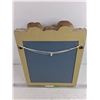 Image 2 : Elephant Framed Mirror 19" x 15", Cracked Mirror