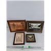 Image 1 : (4) Framed Small Pictures