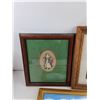 Image 2 : Framed Embroidery Art, Framed Floral Print & Framed Painting 16" x 12"