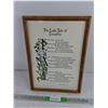Image 1 : Framed The Lake Isle of Innisfree Picture 18" x 13"