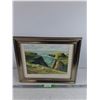 Image 1 : Carrick a Rede Rope Bridge Framed Print 21" x 18"