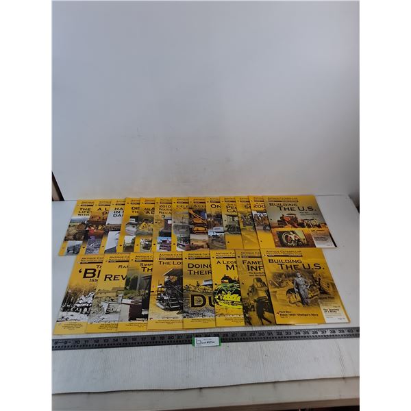 (21) Issues of "Antique Caterpillar" Magazine