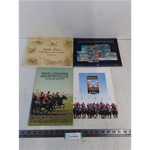 (4) Saskatchewan & RCMP Books & Booklets