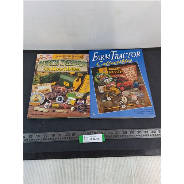 (2) Collectibles Hard Cover Books (John Deere & Farm Tractor)