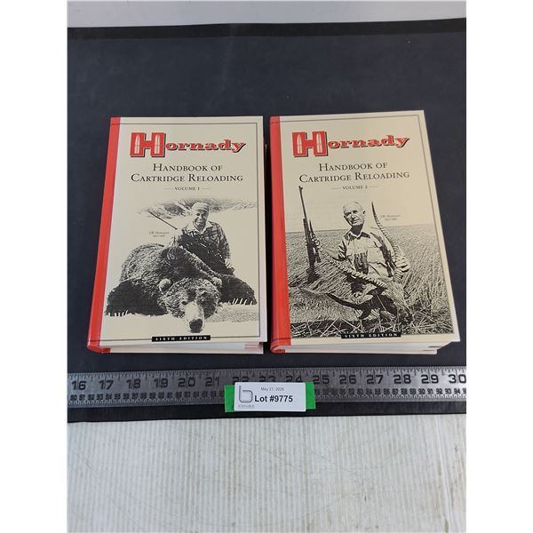 (2) Hornady "Handbook of Cartridge Reloading" - Volumes 1 & 2