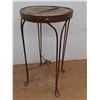 Image 2 : Vintage Ice Cream Parlor Table - 25" High - Cannot Ship