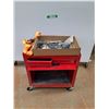 Image 1 : *Shop Rolling Tool Cabinet 21" X 11" X 23" with Assorted Tools & Hardware - PICKUP ONLY