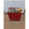 Image 4 : *Shop Rolling Tool Cabinet 21" X 11" X 23" with Assorted Tools & Hardware - PICKUP ONLY