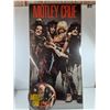 Image 2 : *Vintage Framed Motley Crue Promo Poster with 1984 12 Inch Vinyl Picture Disc LP "Helter Skelter" by