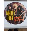 Image 4 : *Vintage Framed Motley Crue Promo Poster with 1984 12 Inch Vinyl Picture Disc LP "Helter Skelter" by