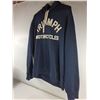 Image 5 : *Triumph Motorcycles Carrick Pull On Hoodie in Navy Blue with Felt Lettering-Size XXL