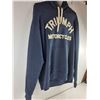 Image 6 : *Triumph Motorcycles Carrick Pull On Hoodie in Navy Blue with Felt Lettering-Size XXL