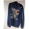 Image 4 : *Men's Motorcycle Graphic Print Zip Up Hooded Jacket-looks to be Size XXL