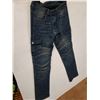 Image 5 : Pair of Dark Blue Cargo Style Motorcycle Riding Jeans-Size