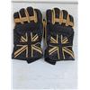 Image 2 : Pair of Triumph Mono Union Flag Leather Motorcycle Gloves