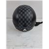 Image 4 : Quickool Check Patterned 3/4 Open-Face Motorcycle Helmet with Dual Visor System-May be Size L/XL