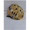 Image 2 : Nutcase Helmet Featuring a Custom "First Class Mail" Mail Stamp Design-Size L-XL