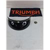 Image 4 : (4) Assorted Motorcycle Neck Tubes,Triumph Banner,Visor,Pin