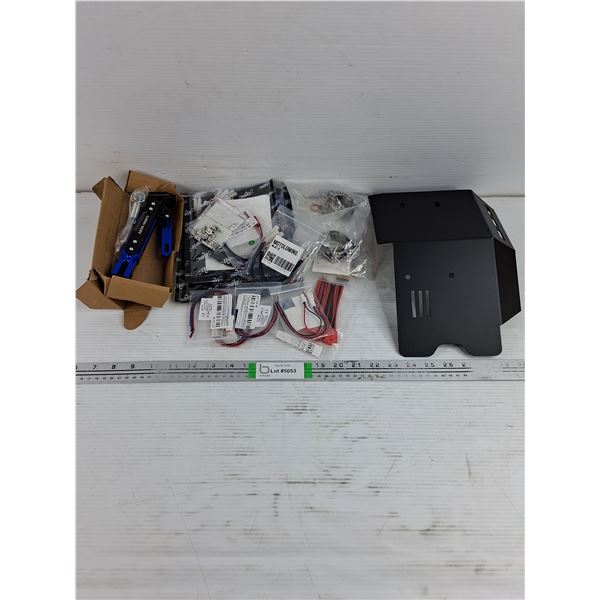 Lot of Assorted Triumph Motorcycle Parts and Accessories