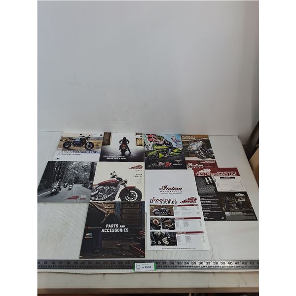 Promotional Literature for Assorted Motorbike Companies