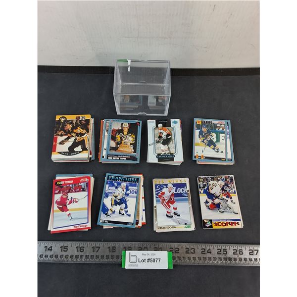 Assorted NHL Collector Cards Including Some Rookies - Unauthenticated