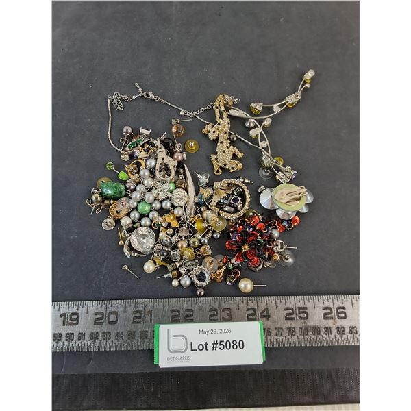 Assorted Costume Jewelry - Mostly Ear Rings
