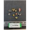 Image 1 : (9) Assorted Costume Jewelry Rings & Pins